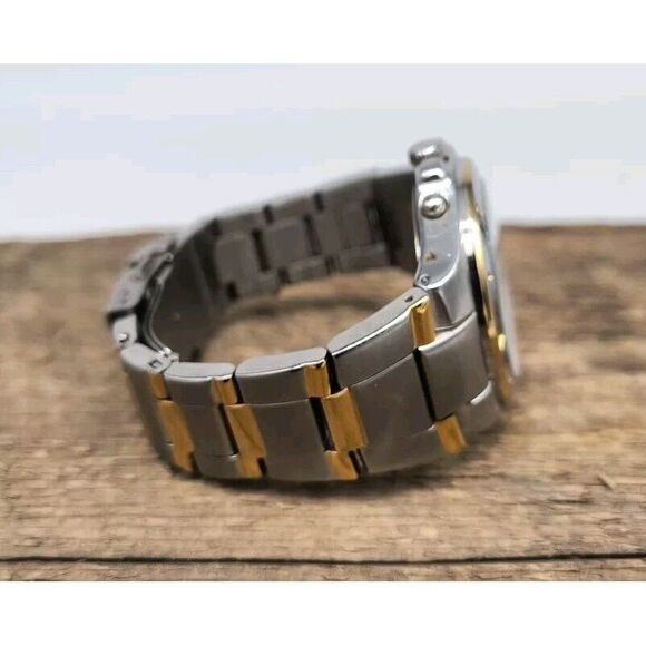 Men's Silver And Gold Tone Armitron Chronograph Watch - Picture 4 of 8